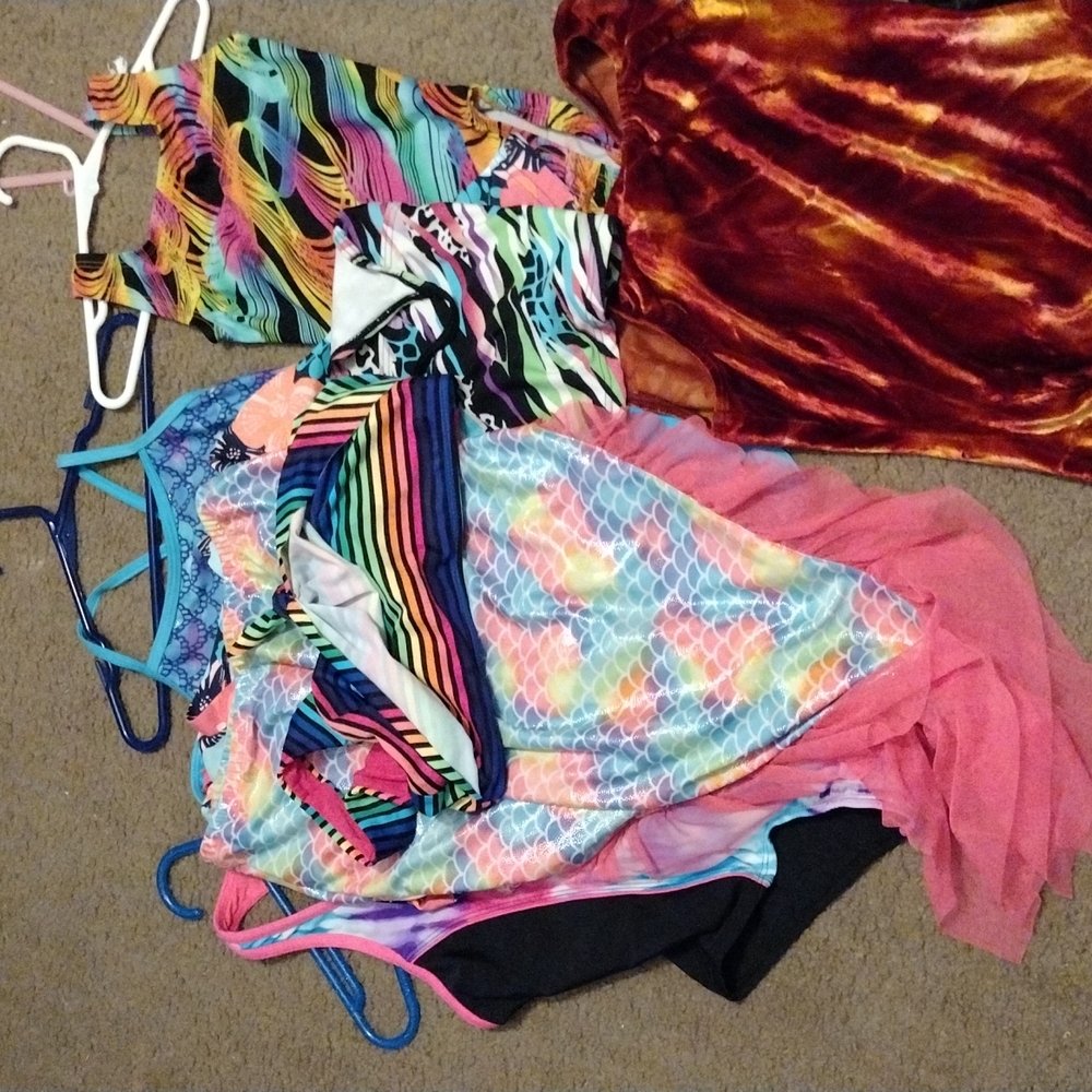 About 30 kids bathing suits